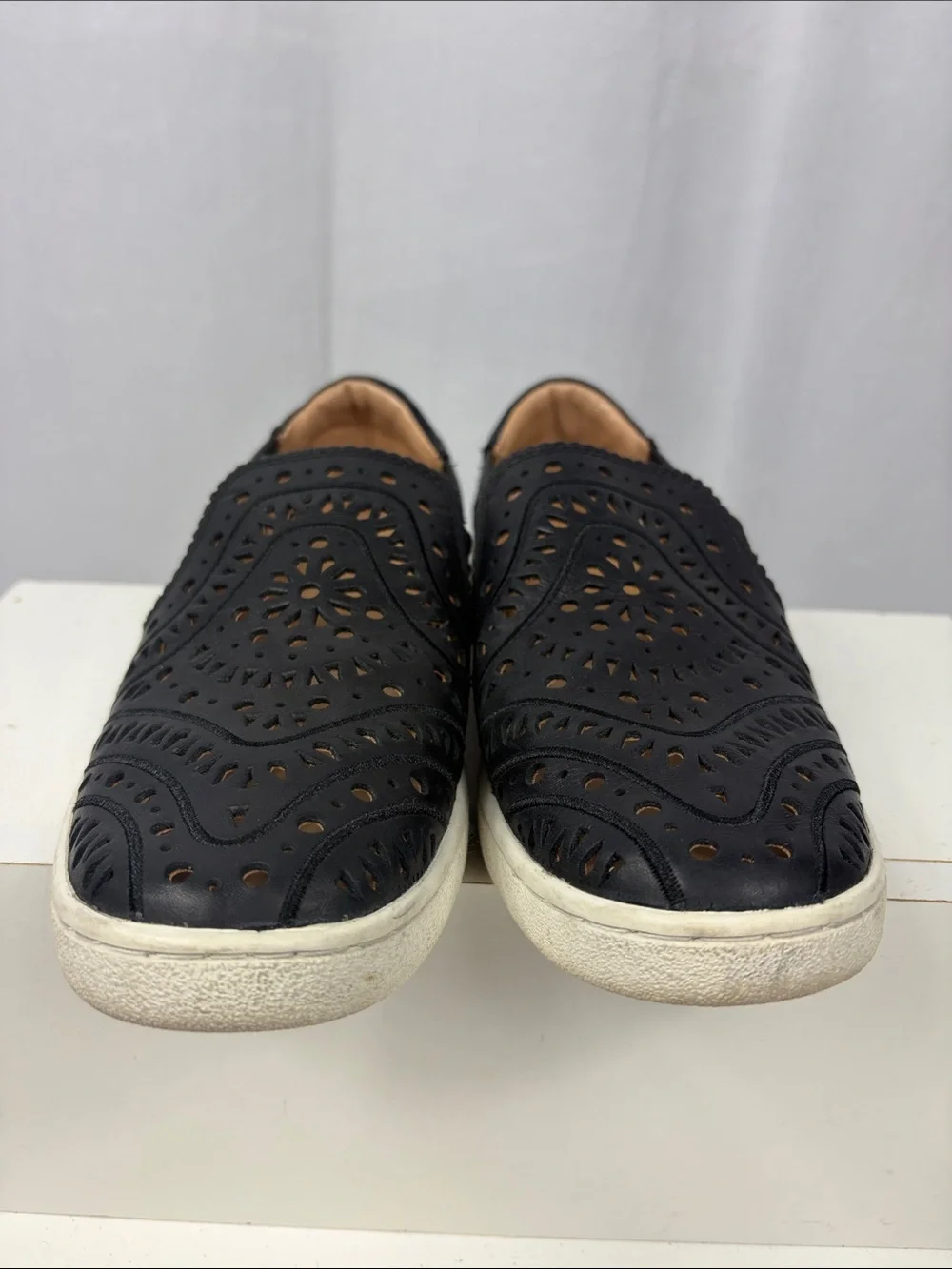 UGG CAS‎ Perforated Slip On Sneaker in Black.